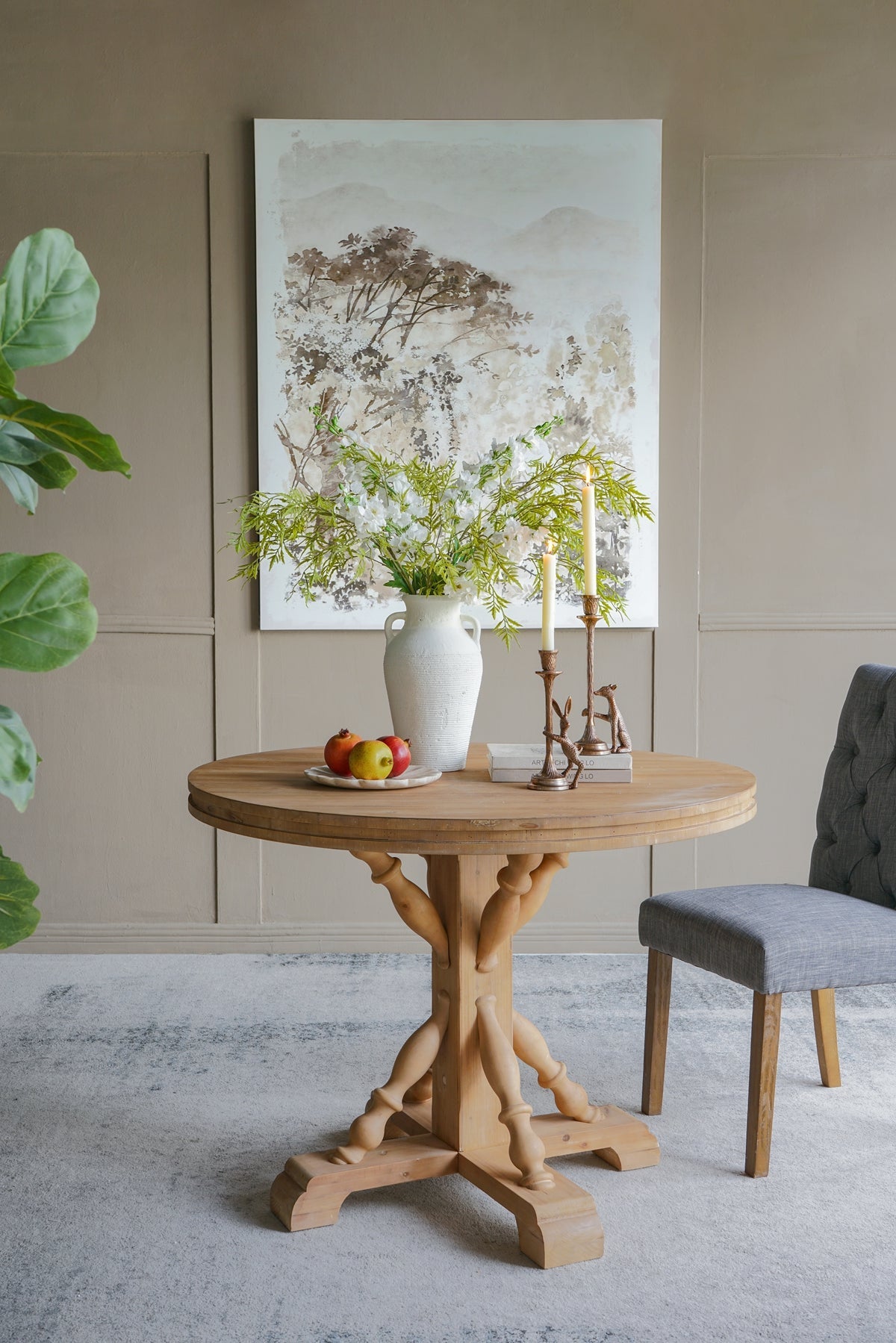 42x32 Round Dining Table