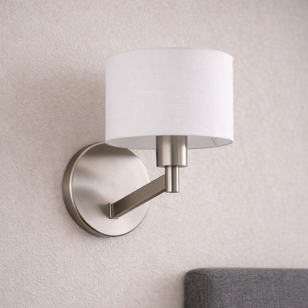 Nebula - Base Wall Lamp With Rotary Switch Shade