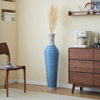 Classic And Neat Floor Vase with High Independent Stand - Multiple Colors