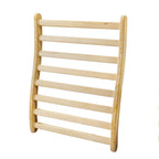 Ergonomic S-Shape Sauna Backrest with Superior Support - Canadian Hemlock