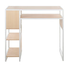 Farmhouse Bar Height Table with Storage Space - Light or Dark Brown