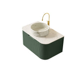 DINA 30" Bathroom Vanity with Ceramic Basin and Floating Cabinet - Carrara White or White