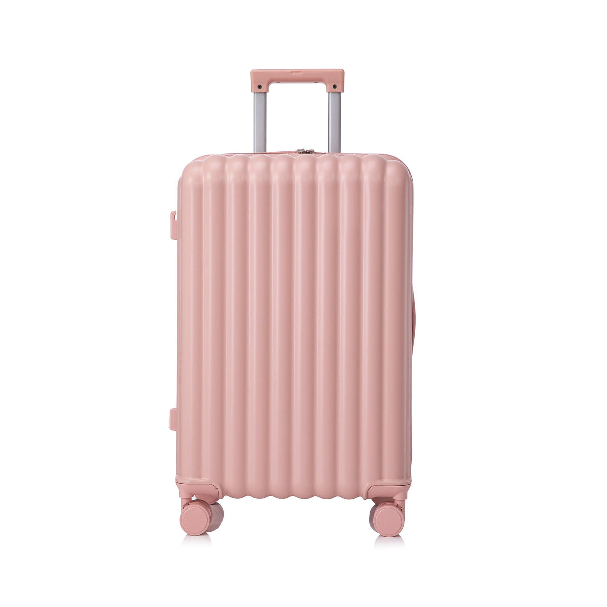 Spinner Wheel Luggage Set with USB Port and Holders - Pink, Black, Green