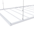 Overhead Garage Storage Rack with Crank System - Black or White