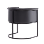 Cosmopolitan Dining Chair with Geometric Metal Frame - Multiple Colors