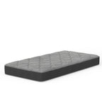 8" Pocket Coil Hybrid Mattress with Firm Support - Dark Gray