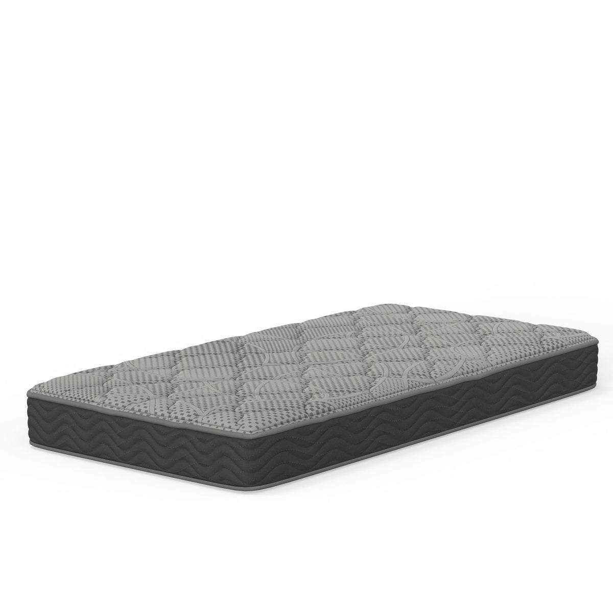 8" Pocket Coil Hybrid Mattress with Firm Support - Dark Gray