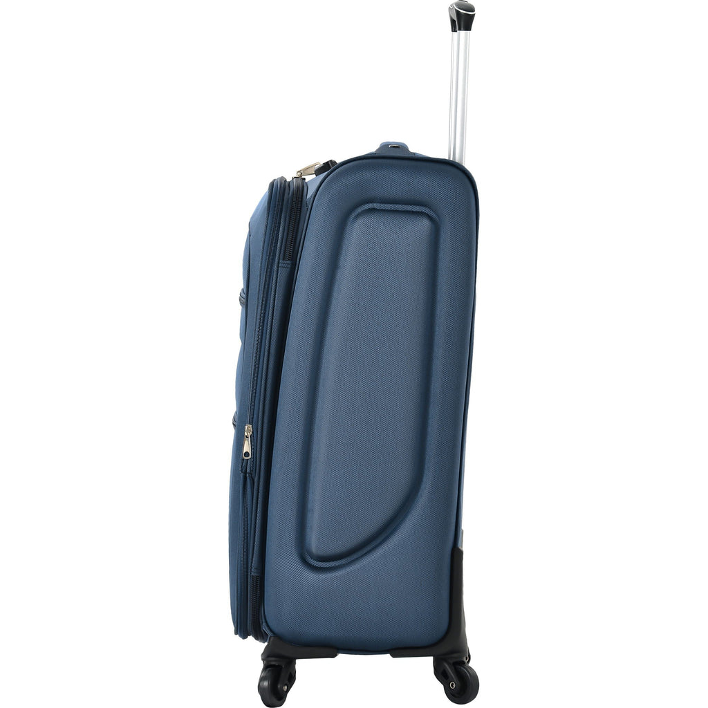 Softside Expandable 3 Piece Luggage Set with Spinner Wheels - Dark Blue