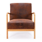 Mid-Century Modern Accent Chair with Cushioning - Multiple Colors