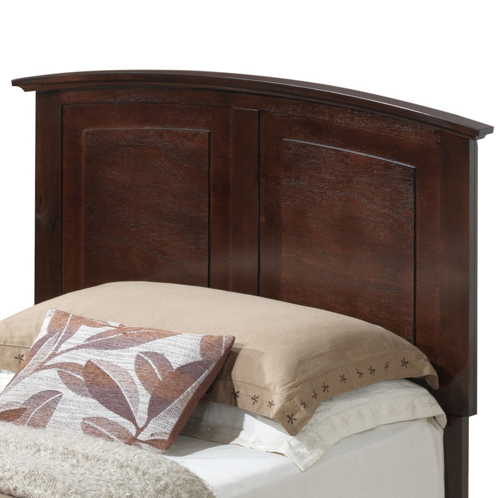 Elegant Panel Bed with Real Wood Veneers - Multiple Colors
