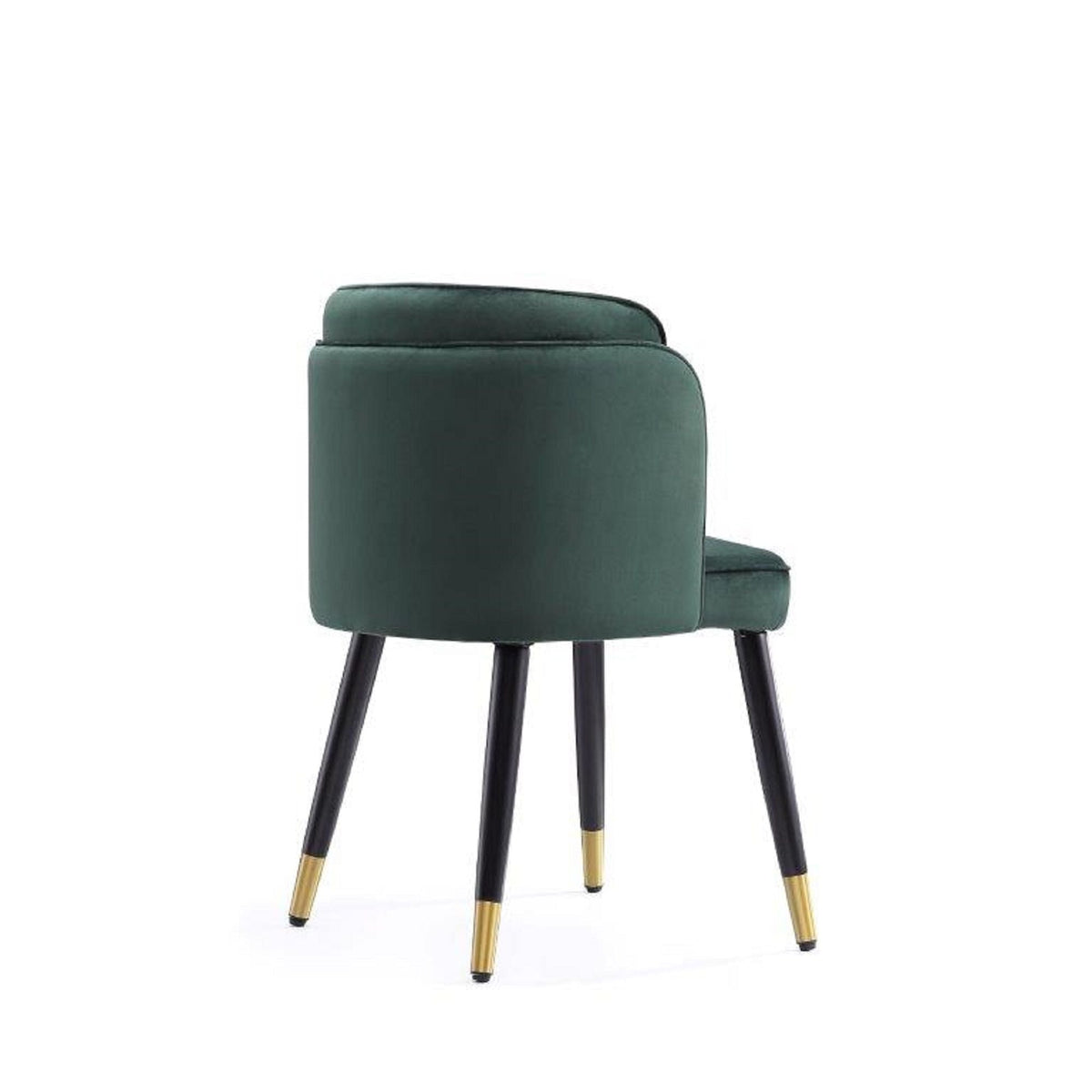Modern Dining Chair with Solid Wood Frame and Wave Stitching - Multiple Colors