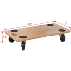 Furniture Moving Dolly, Heavy Duty Wood Rolling Mover with 500 lb Capacity - Natural