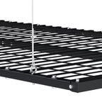 Overhead Garage Storage Rack with Crank System - Black or White