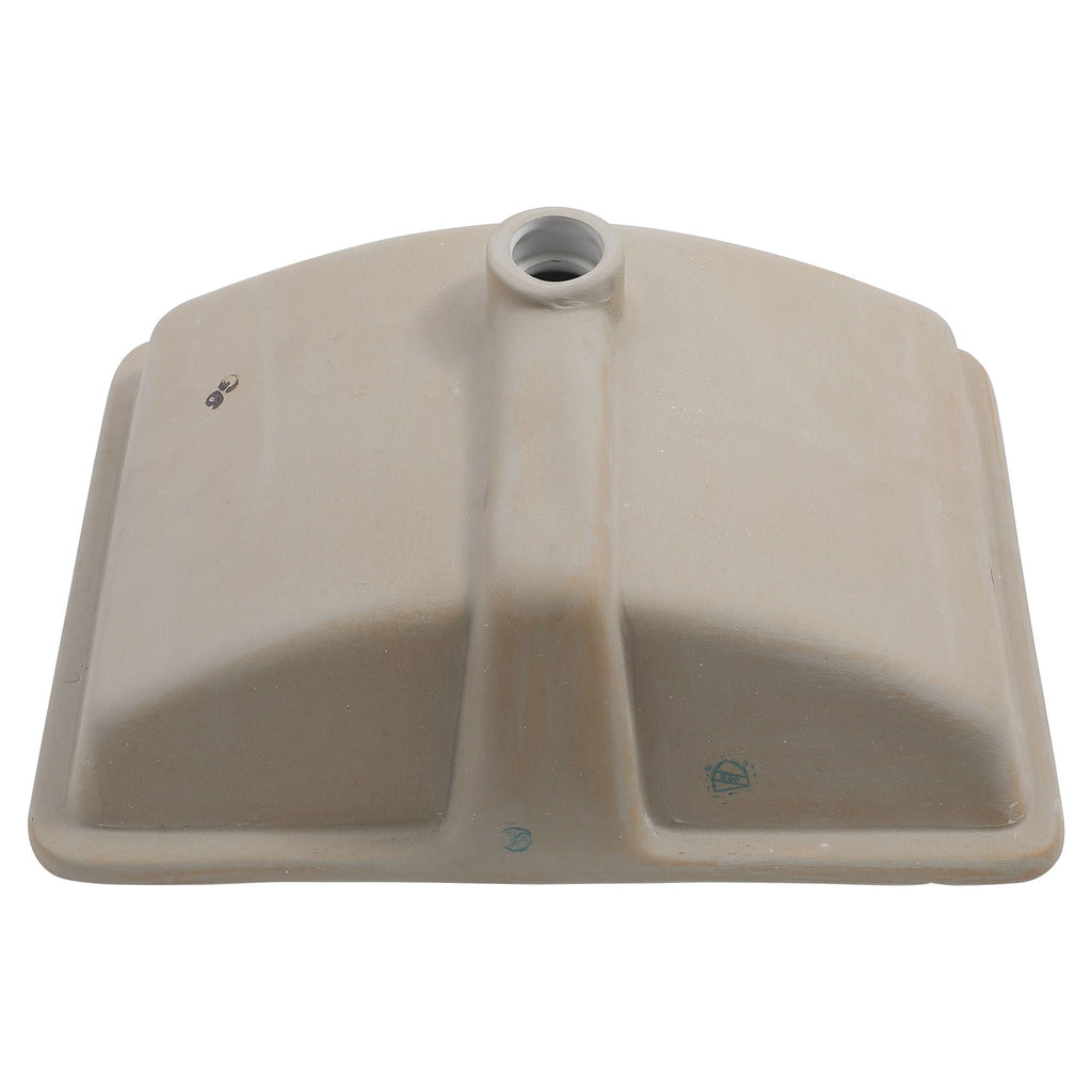 Modern Ceramic Undermount Bathroom Sink with Overflow - White or Black