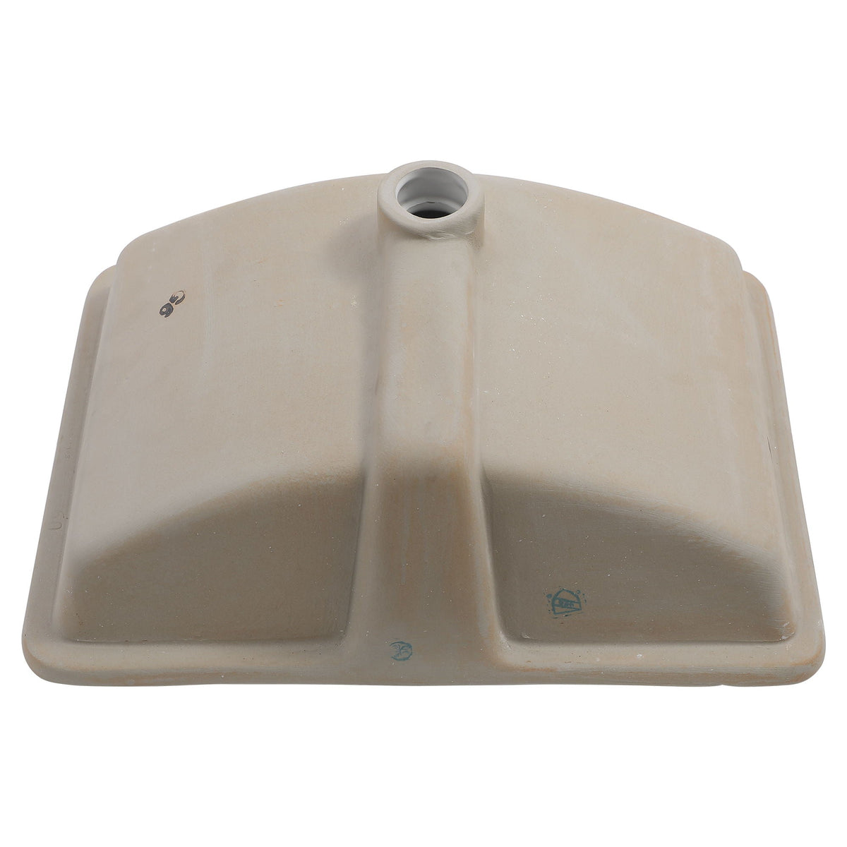 Modern Ceramic Undermount Bathroom Sink with Overflow - White or Black