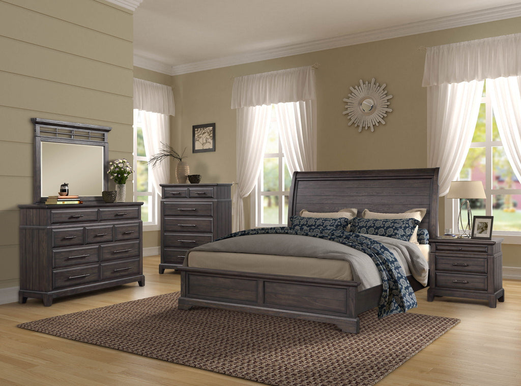 Mahogany 9 Drawer Dresser with Ample Storage - Mahogany