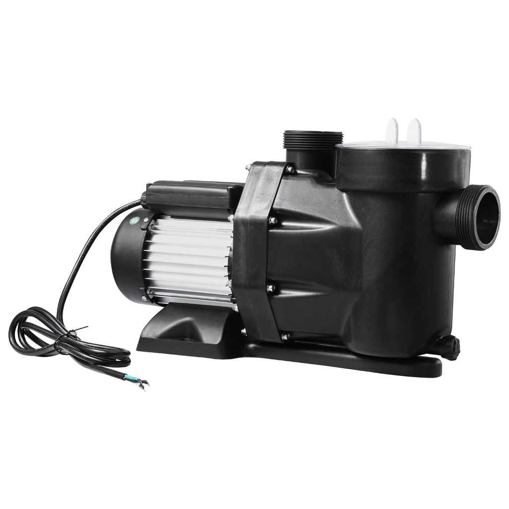 2 HP Above Ground Swimming Pool Pump with Corrosion-Resistant Shell - Black