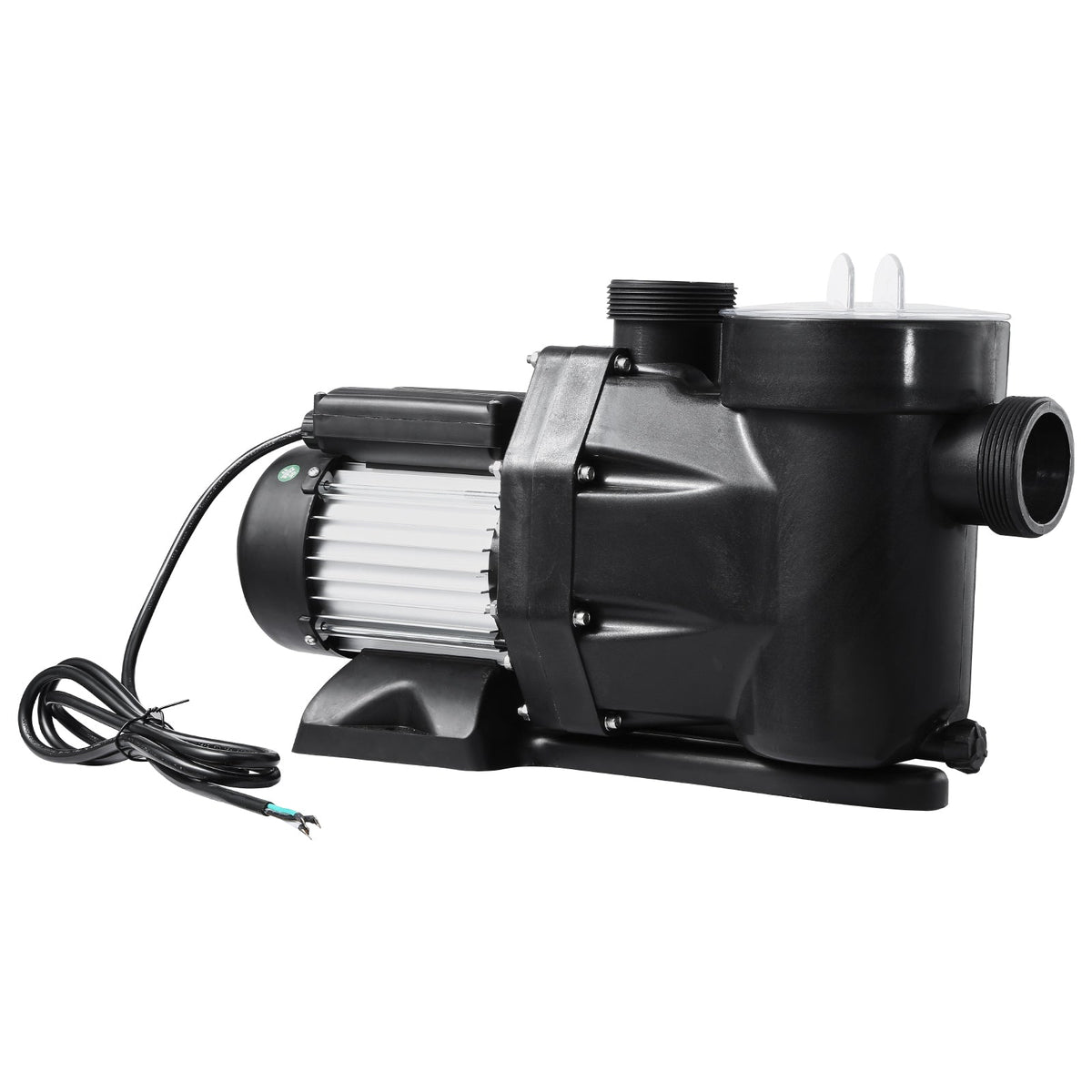 2 HP Above Ground Swimming Pool Pump with Corrosion-Resistant Shell - Black