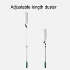 Long Handle Duster With Extension Bar - White