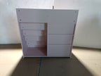 Kids Bookshelf and Toy Storage Organizer with 4 Tiers - Pink