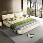 Cloud Bed Frame with Oversized Padded Movable Headboard - King
