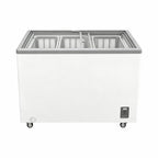 7.0 Cu.Ft Commercial Display Chest Freezer with Inverter Technology - Glass