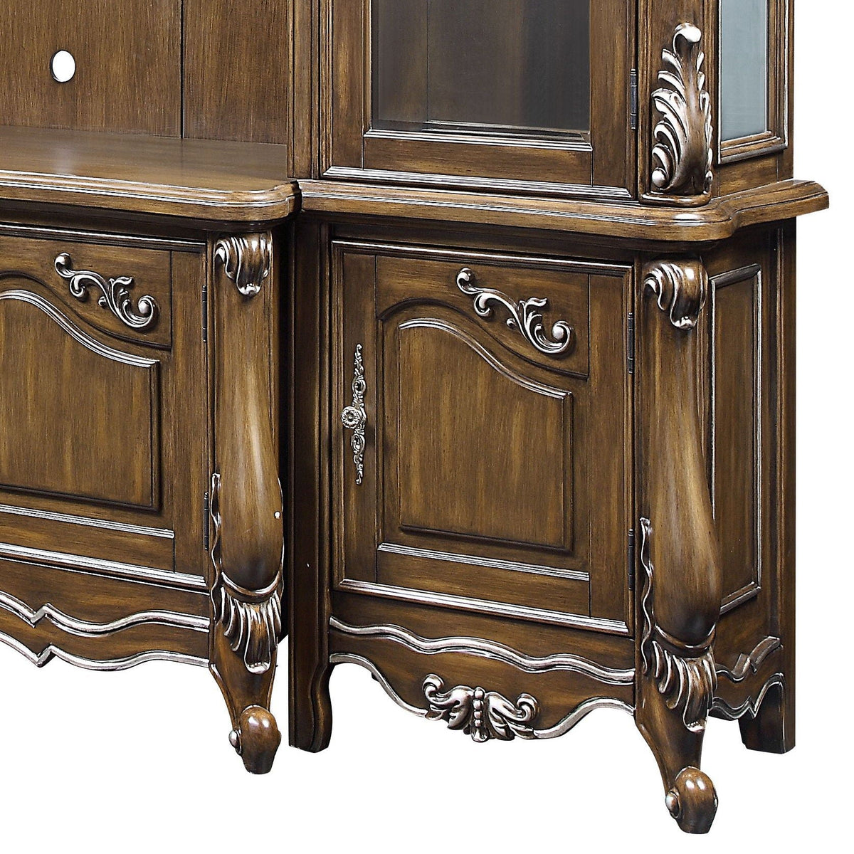 Latisha Entertainment Center - Antique Oak