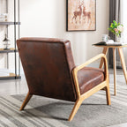 Mid-Century Modern Accent Chair with Cushioning - Multiple Colors