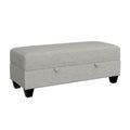 Drason Storage Ottoman with Concealed Storage - Gray or Light Brown