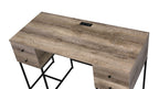 Desirre Writing Desk with USB Port - Oak