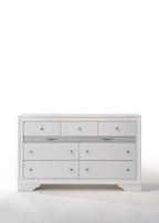 Naima Versatile Storage Dresser with Felt-Lined Jewelry Drawer – White or Black