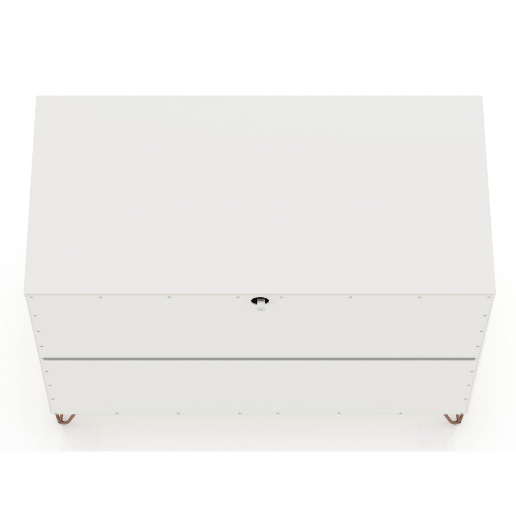 Rockefeller 3 Drawer Dresser with Splayed Legs - Multiple Colors