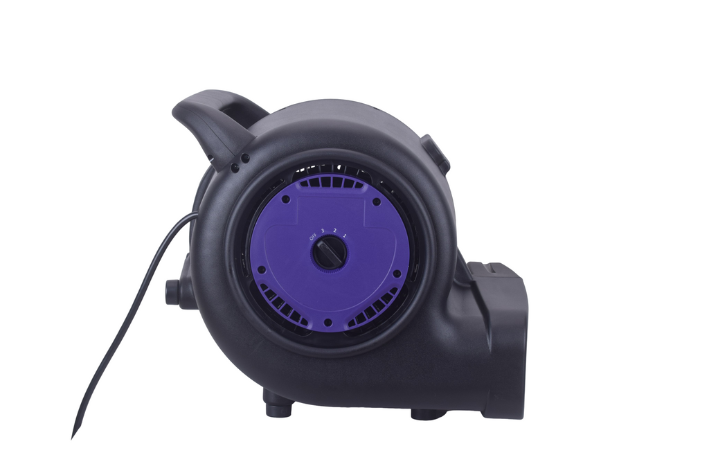 1/2 HP Air Mover with High Power - Black