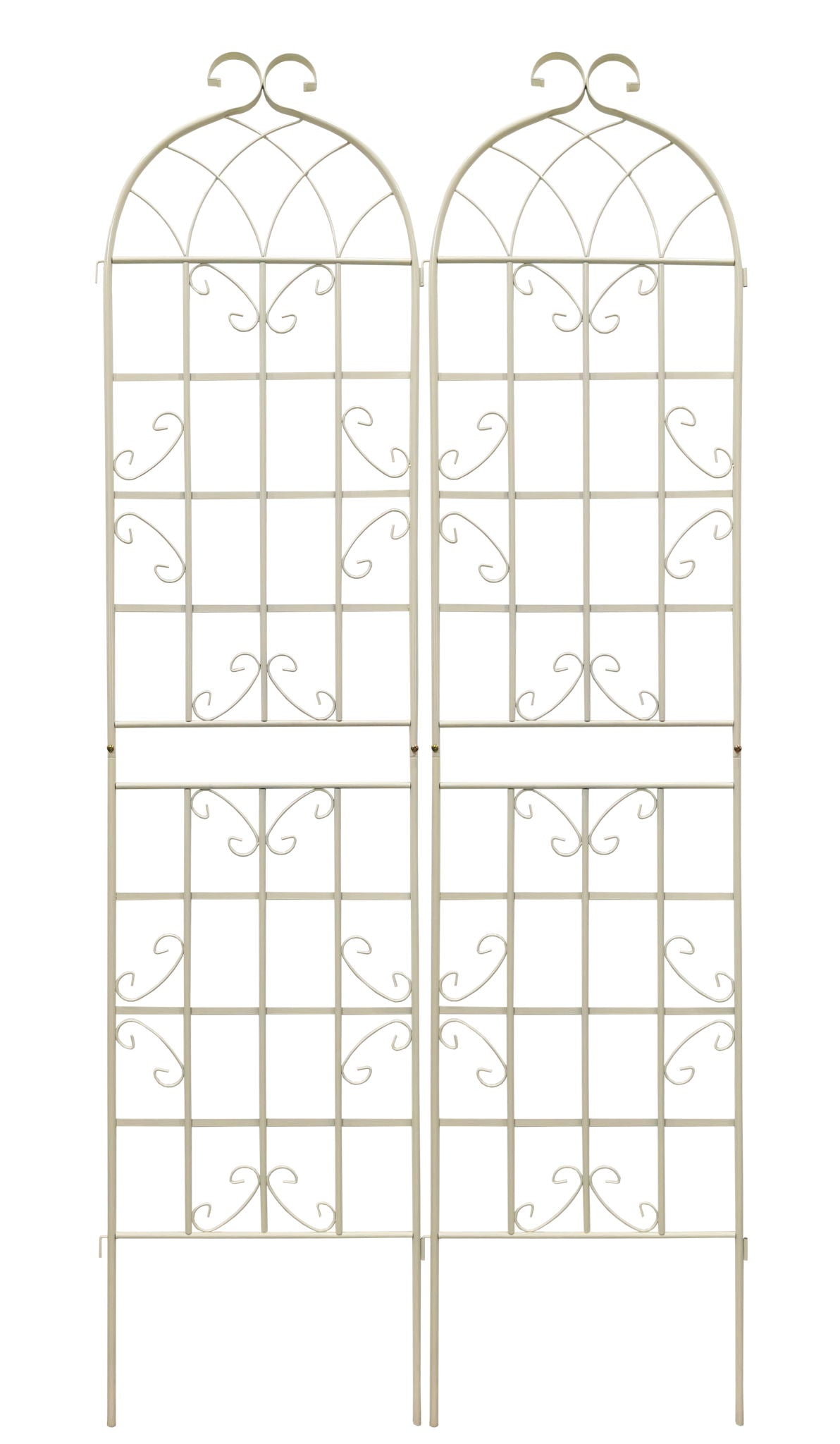 Metal Garden Rustproof Trellis for Climbing Plants – Outdoor Flower Support