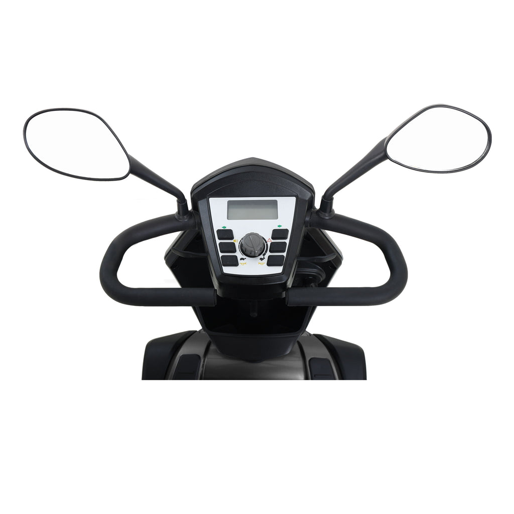Heavy Duty Mobility Scooter with Long Range and Enhanced Safety - Red, Blue, Black, Gray