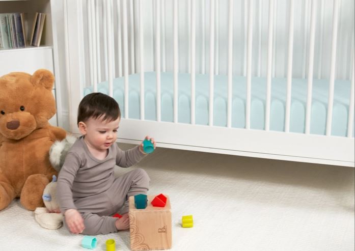 Dri-Tec Crib Sheet with Moisture Wicking Technology - Baby Blue