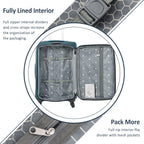 Expandable Softside Luggage 3 Piece Set with Spinner Wheels - Multiple Colors