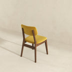 Solid Back Side Chair Set with Mid-Century Modern Design - Multiple Colors