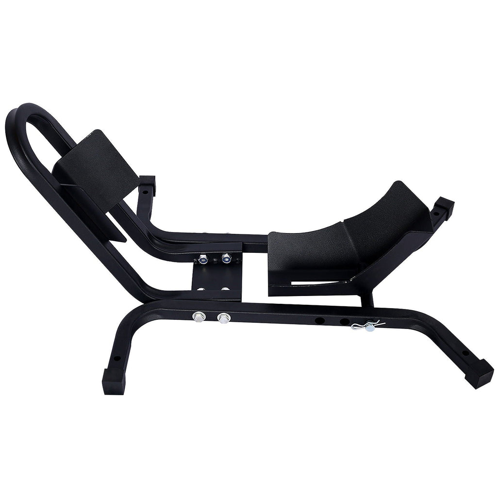 Heavy Duty Motorcycle Front Tire Chock with 1200 lb Capacity - Black