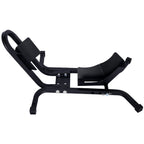 Heavy Duty Motorcycle Front Tire Chock with 1200 lb Capacity - Black
