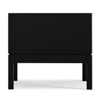 Handcrafted End Table with 2 Drawers - Light Brown, Dark Brown, or Black