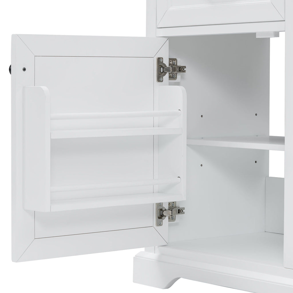 36" Bathroom Vanity with Sink and Soft Close Hinges - Dark Gray or White