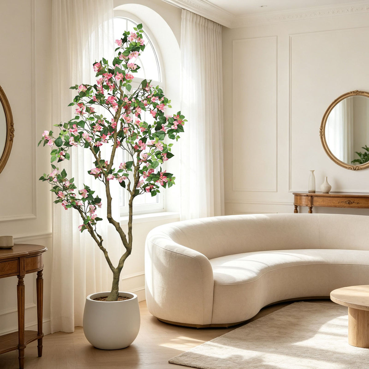 7FT Artificial Bougainvillea Tree with Realistic Details - Pink