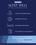 Plush Twin XL Mattress with Cooling Technology - Restonic ComfortCare