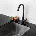 Modern Kitchen Sink Faucet with Single Handle - Gray, Black, Gold