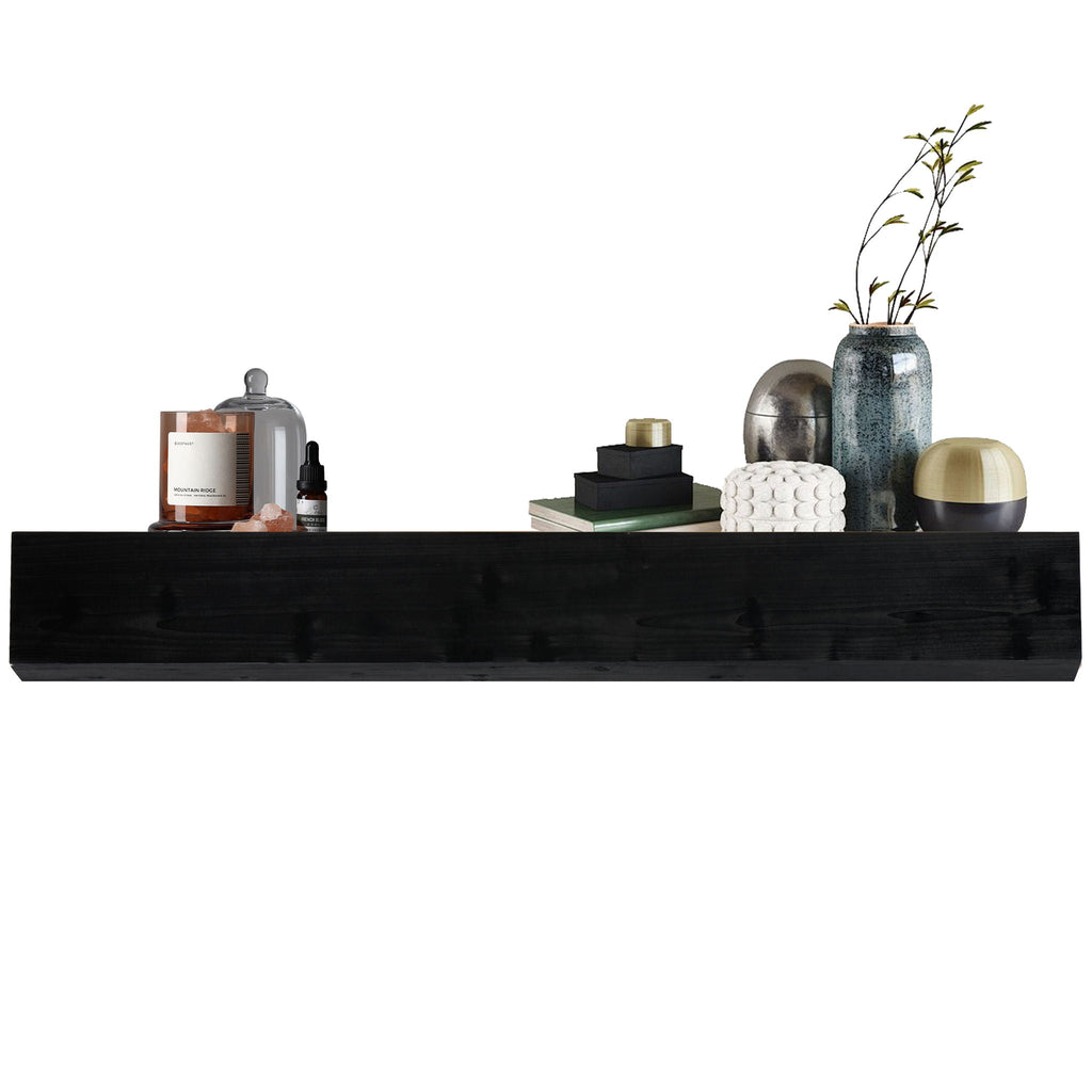 Floating Fireplace Mantel Shelf with Invisible Wall Mount - Multiple Colors