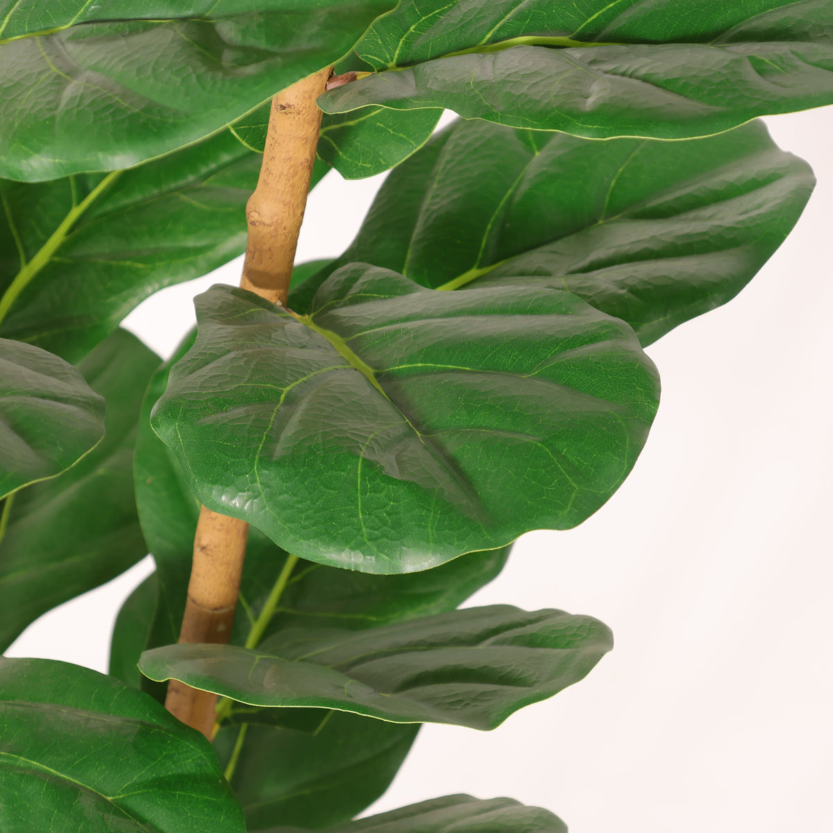 5.2FT Artificial Fiddle Leaf Fig Tree with Decorative Pot – Green Leaves