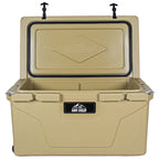85 Quart Bear-Resistant Rotomolded Cooler with 6-Day Ice Retention - Khaki