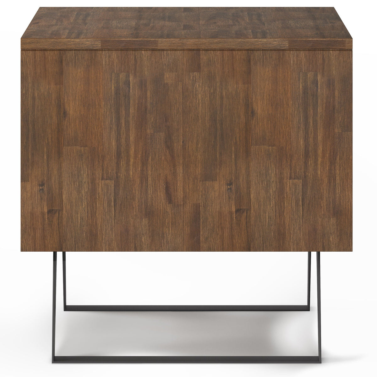 Handcrafted Acacia End Table with 1 Drawer - Light Brown, Dark Gray, or Dark Brown
