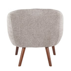 Elegant Lounge Chair with Plush Upholstery - Gray